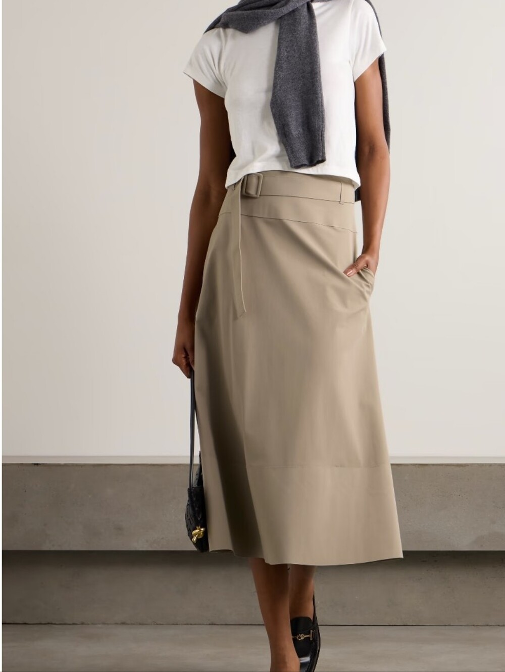 Max Mara Leisure Pontiac midi A-line skirt